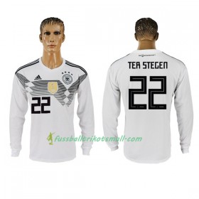 Fußballtrikots Deutschland Ter Stegen 22 WM 2018 Langarm Heimtrikotsatz kaufen